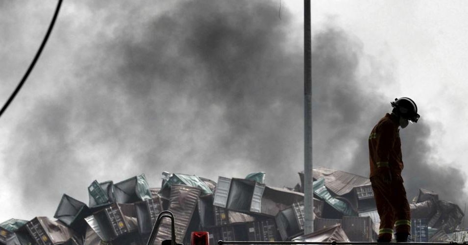 China Port Explosions Release Deadly Chemical, Prompting Fear and Outrage