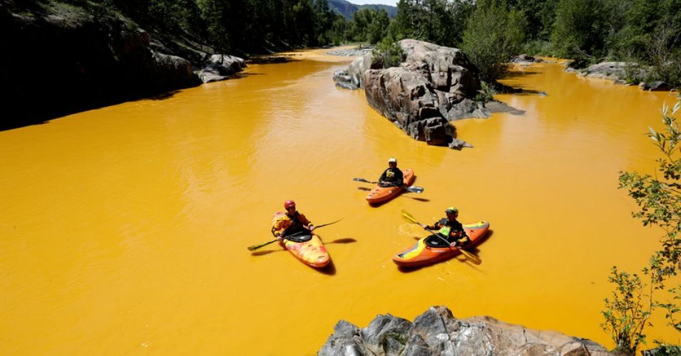 EPA Causes Massive Mine Waste Spill in Colorado That Turns River Orange