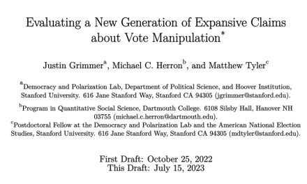 Epic Democracy vs The Big Lie Battle Right Here in Coos County